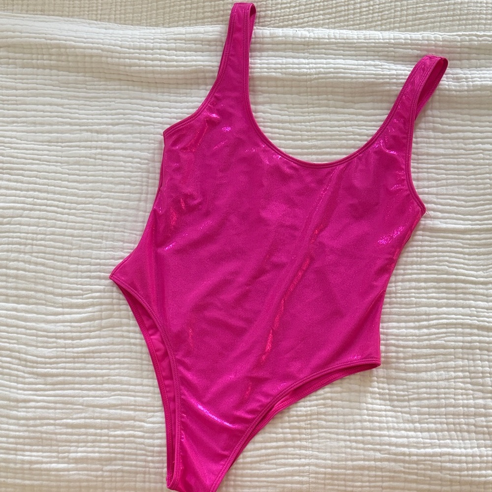 Vibrant Pink One-Piece Swimsuit